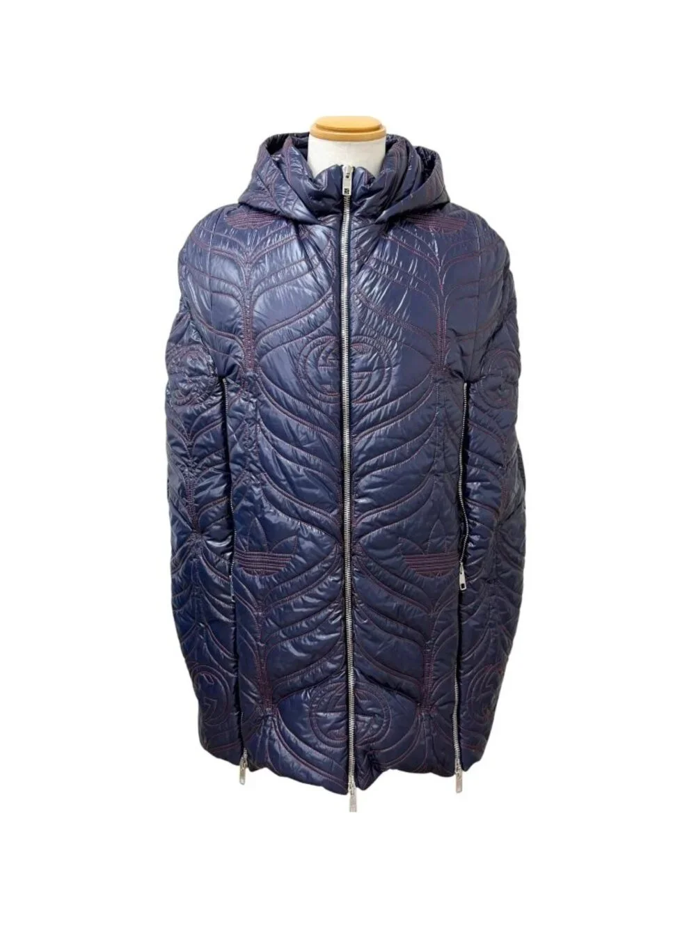 Gucci Adidas Interlocking Trefoil Quilted Poncho Cape